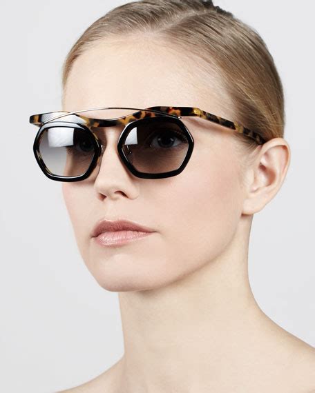 prada hexagon sunglasses